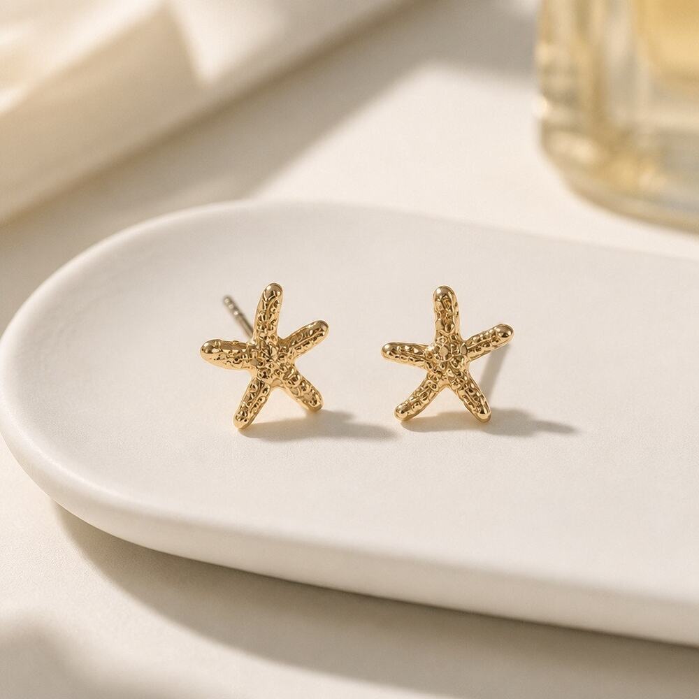 Starfish Stud Earrings